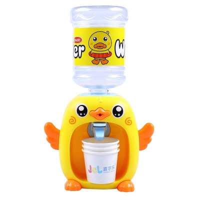 Dihao Children Mini Fun Water Dispenser Kids Toy Mini Plastic Cartoon Animal Pig Frog Duck Drinking Fountain Dispenser Toy