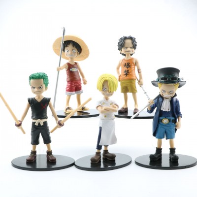 wholesale Japanese Cartoon Model Toy Anime PVC Figure action toy Ace and Sabo