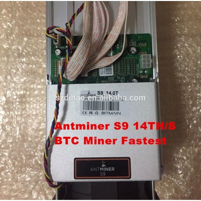 DIHAO 2018 Bitcoin Mining Machine Antminer S9 Bitcoin Miner S9 13.5T Bitcoin Wallet with Power Supply