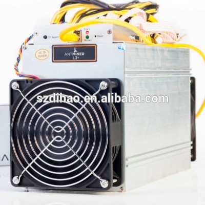 YUNHUI Mining industry sell ANTMINER L3+ LTC miner 504M newest scrypt miner LTC mining machine 504M 800W better than ANTMINER L3